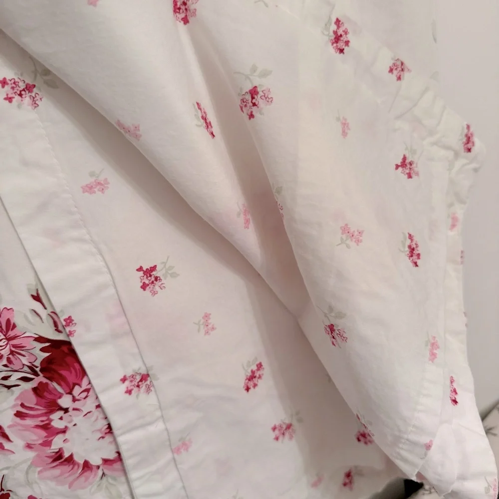 Rachel Ashwell Simply Shabby Chic  Rose White 2 Shame  100% Cotton